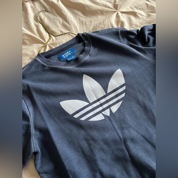 Adidas Blue Wash Sweatshirt - Picture 3 of 3
